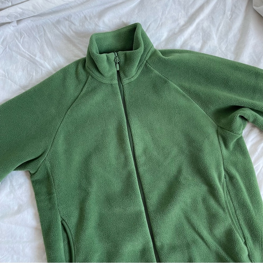 Uniqlo Green Fleece Jacket